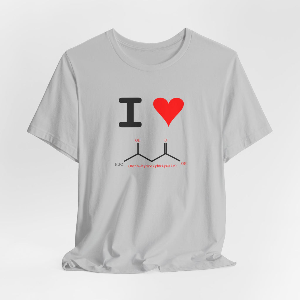 I Heart Beta-hydroxybutyrate Tee | Chemistry Tee