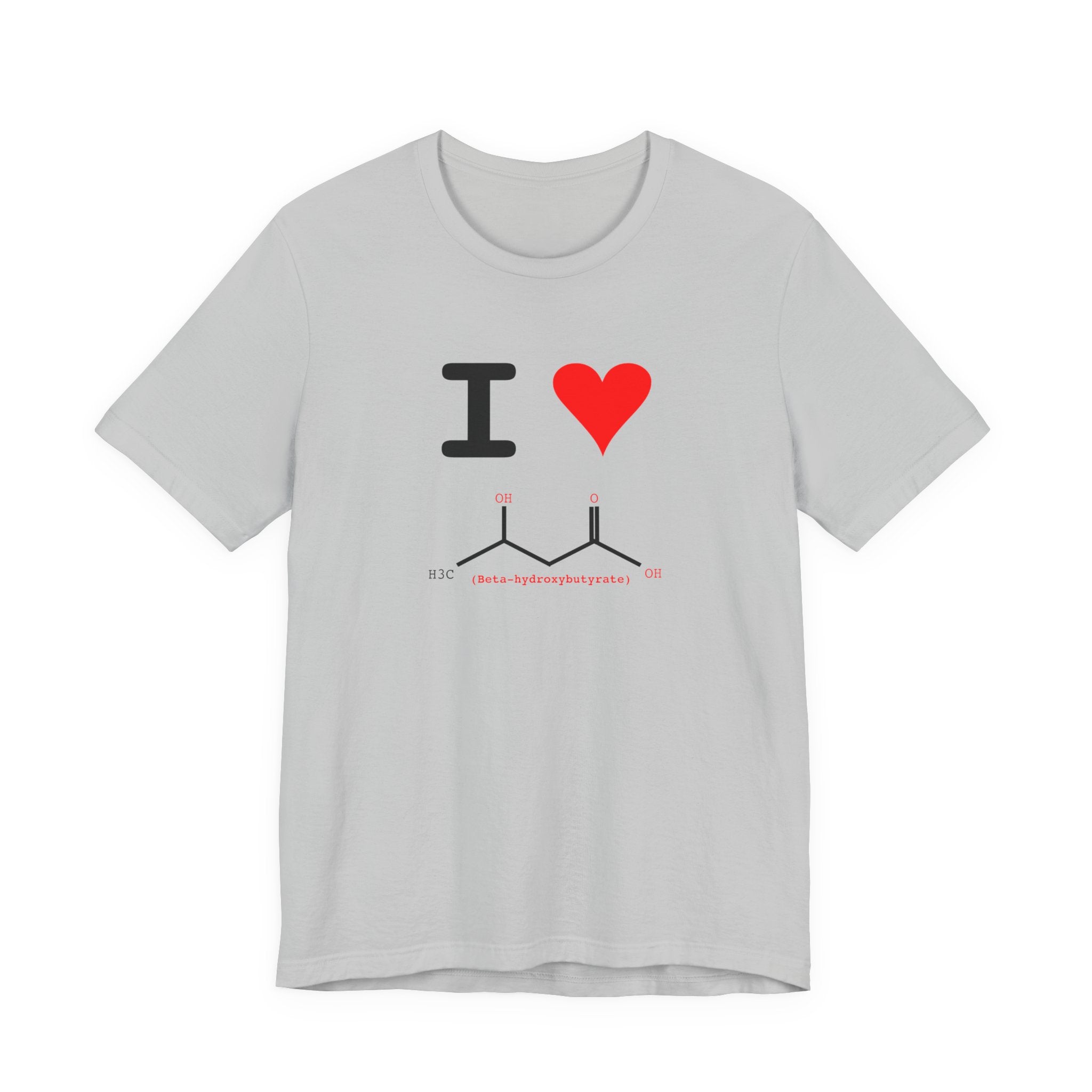 I Heart Beta-hydroxybutyrate Tee | Chemistry Tee